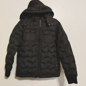Black hooded jacket size 18/20